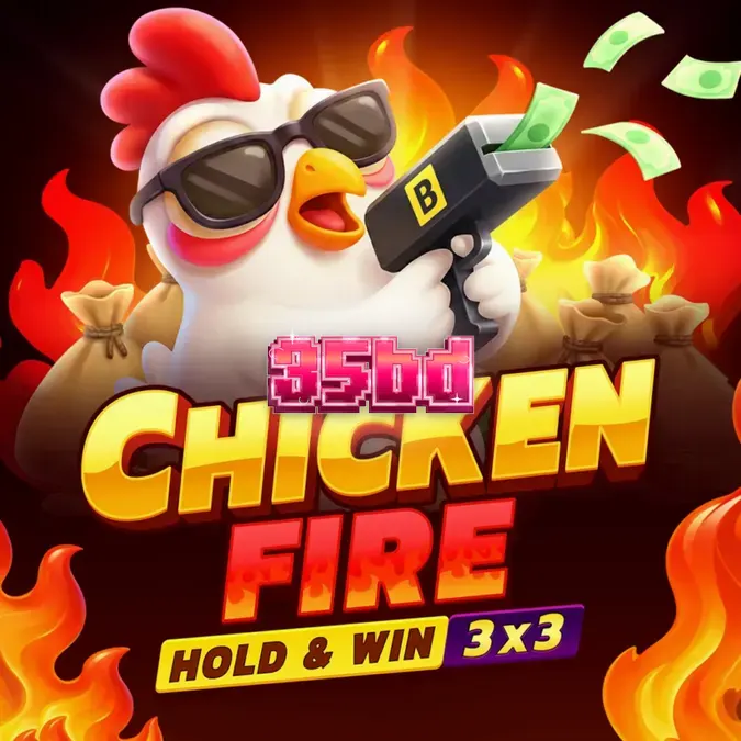 Chicken Fire স্লট গেমের ইন্টারফেস এবং বোনাস ফিচার